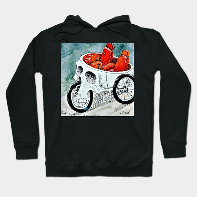 Ride by Chad Brown for inktober 2019 Hoodie by chadtheartist